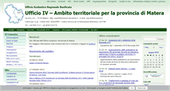 Desktop Screenshot of istruzionematera.it